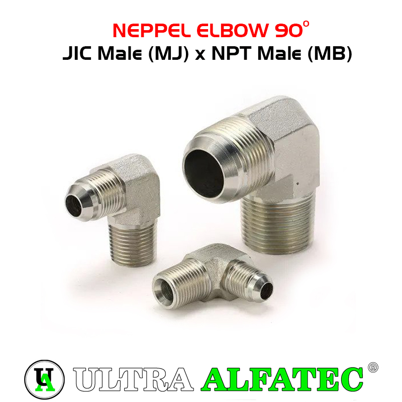 Nepel Elbow 90° JIC Male (MJ) x NPT Male (MB)
